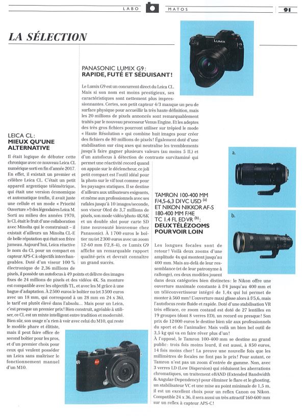 Leica dans le magazine Fisheye