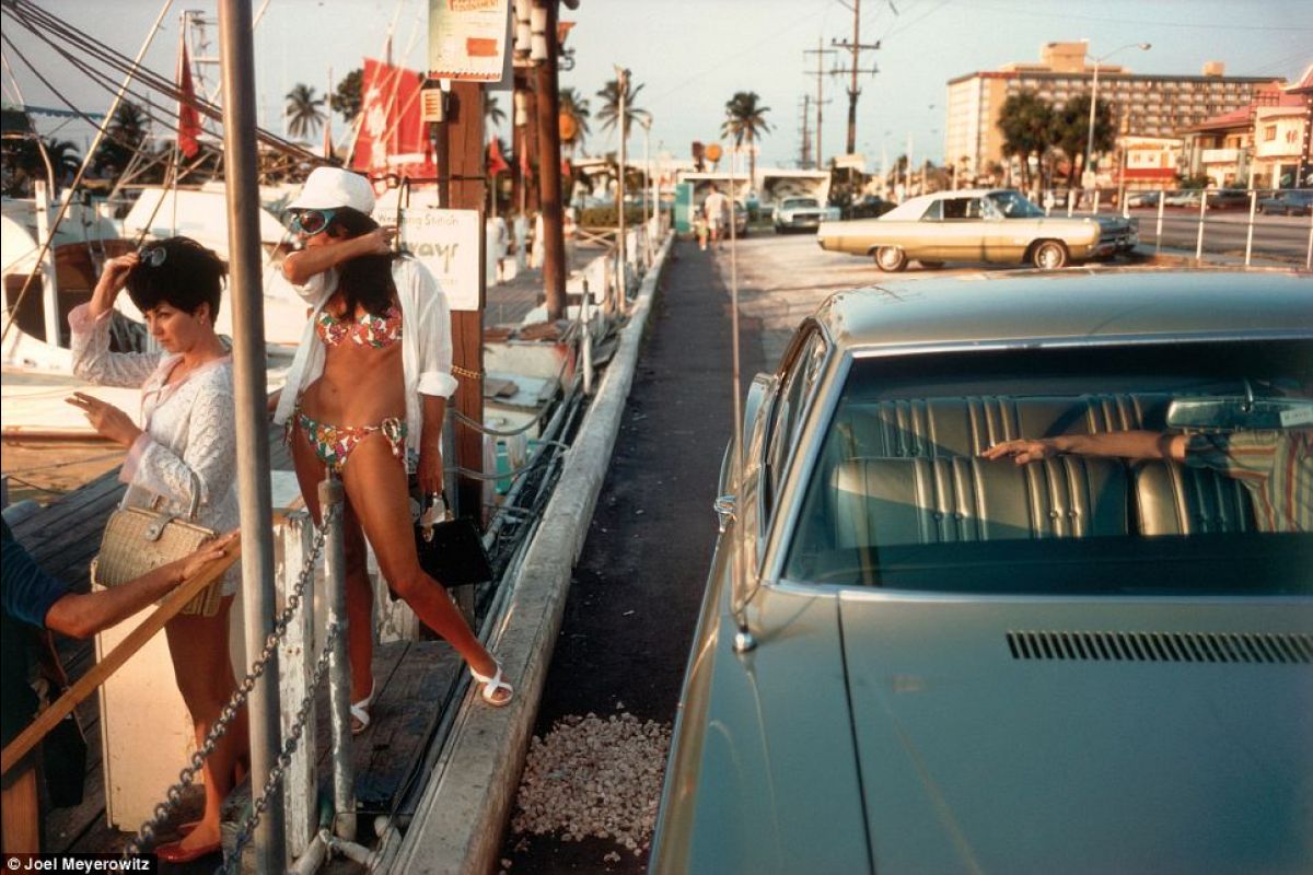 Floride, 1965 : Joel Meyerowitz était l'un des premiers défenseurs des photos couleurs alors qu'elles n'étaient pas prises au sérieux