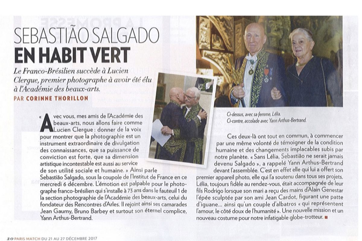 paris match sebastio salgado