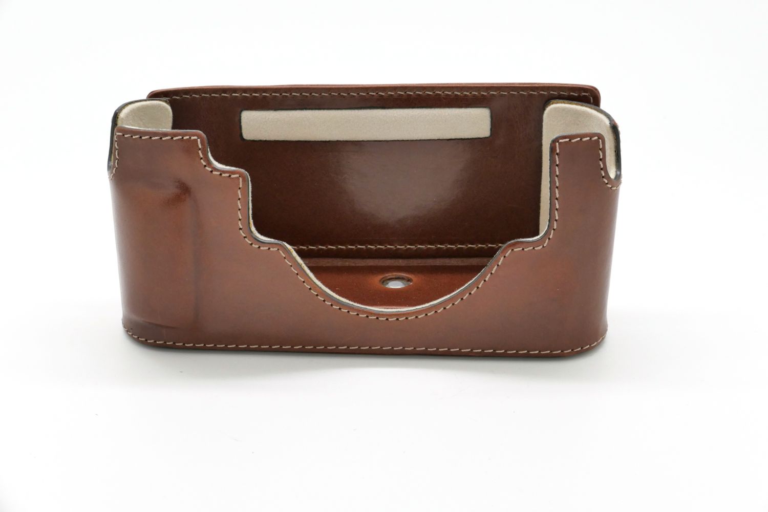 Leica demi étui cuir vintage marron pour M10, M10-P
